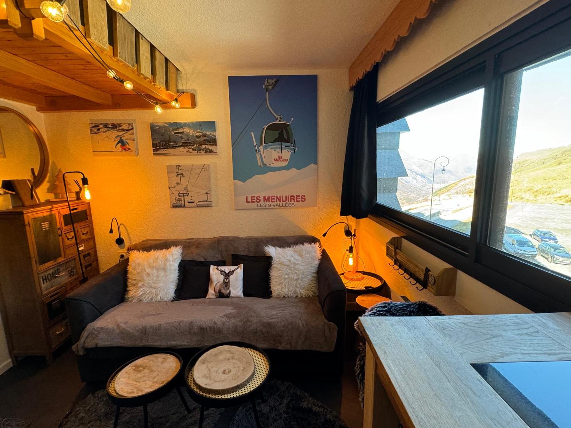 Les Menuires Centre! Chaleureux Studio Sur Les Pistes! 생마르탱 드 벨빌 외부 사진