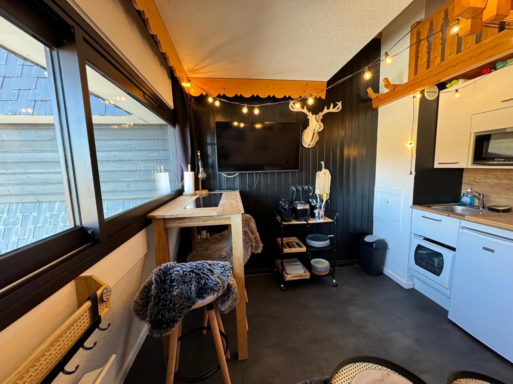 Les Menuires Centre! Chaleureux Studio Sur Les Pistes! 생마르탱 드 벨빌 외부 사진